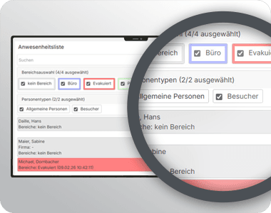 Personenbereichserfassung